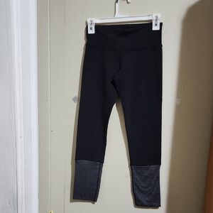 Lululemon Athletica Black and Gray Jeggings